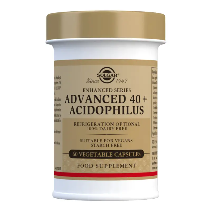 40 Plus Acidophilus Avanzado 60 cap PROBIÓTICO