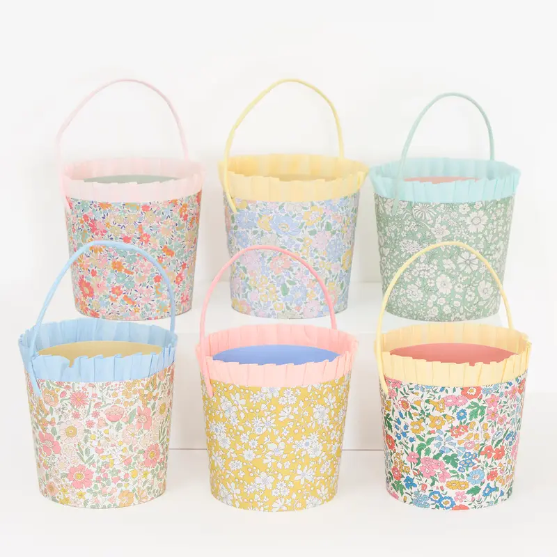 6 Cestas de papel Meri Meri x Liberty