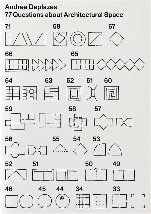 77 Questions about Architectural Space