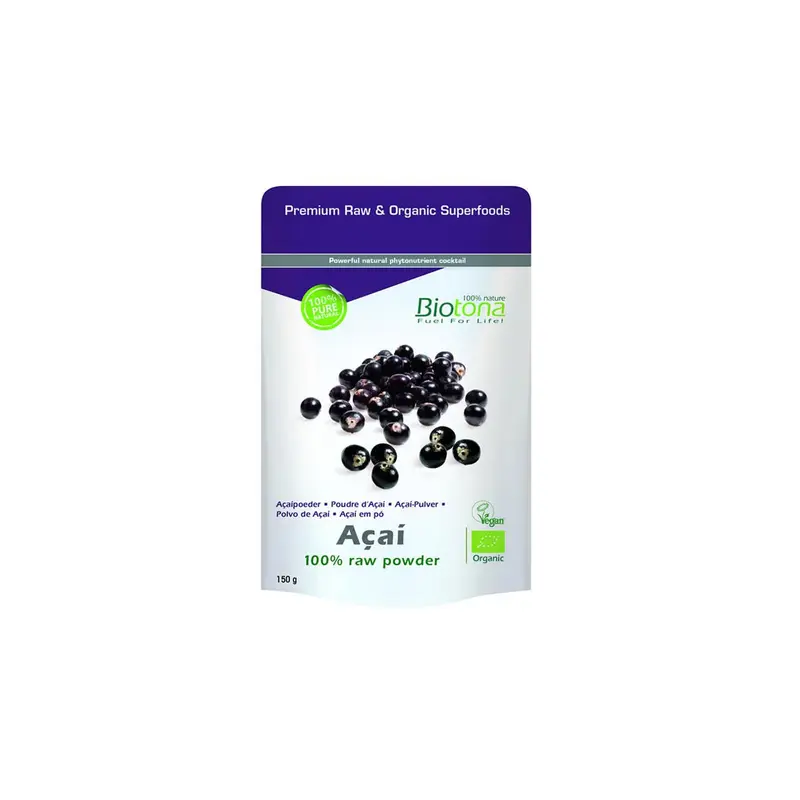 Acai raw polvo superfood bio - 150 g - Biotona