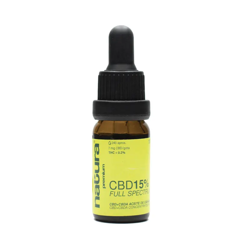 Aceite Cáñamo CBD 5% Bote Cristal 10 ml
