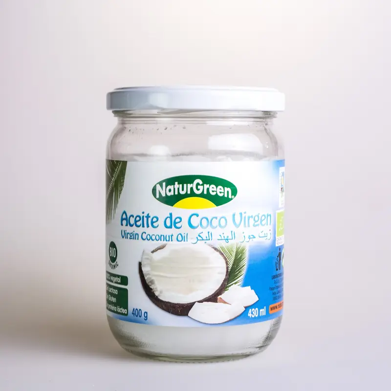 ACEITE DE COCO VIRGEN EXTRA, 430 ML - NATURGREEN