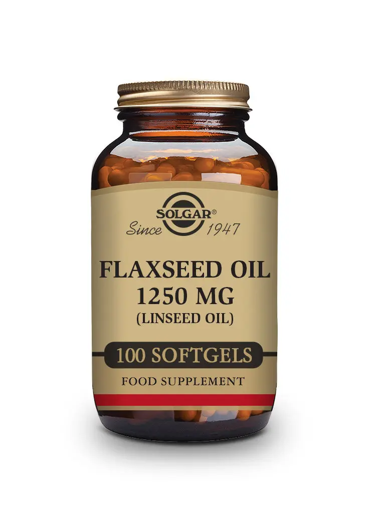 Aceite de Linaza 1250 mg - 100 Cápsulas blandas
