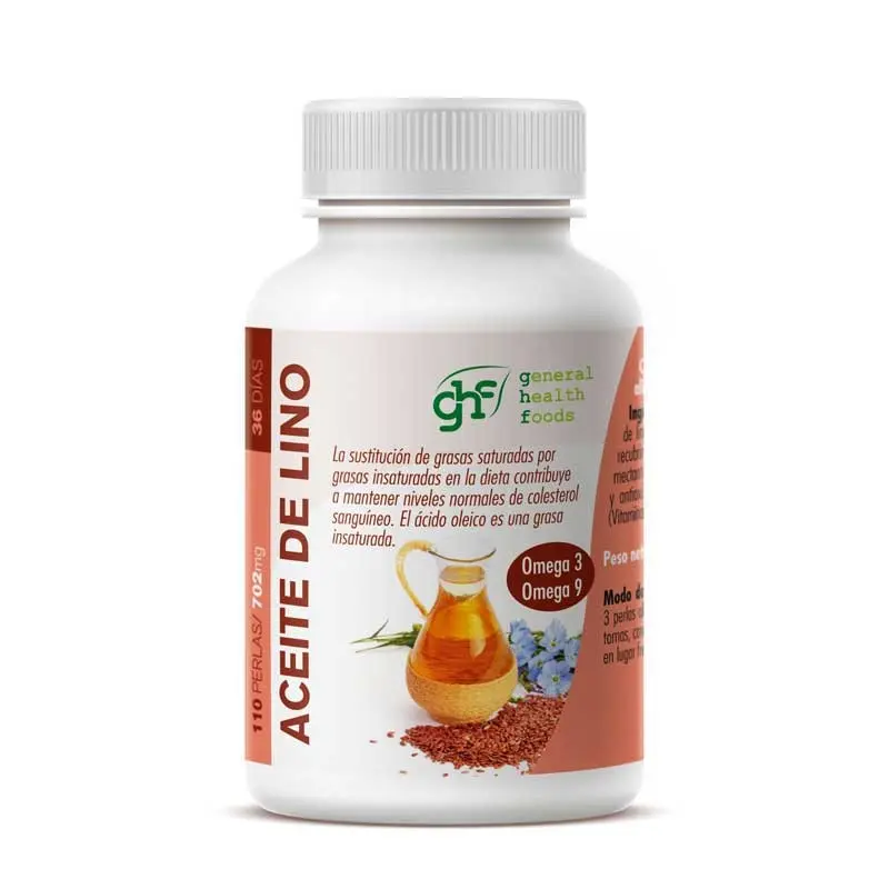 Aceite de lino 702mg 110 perlas - GHF
