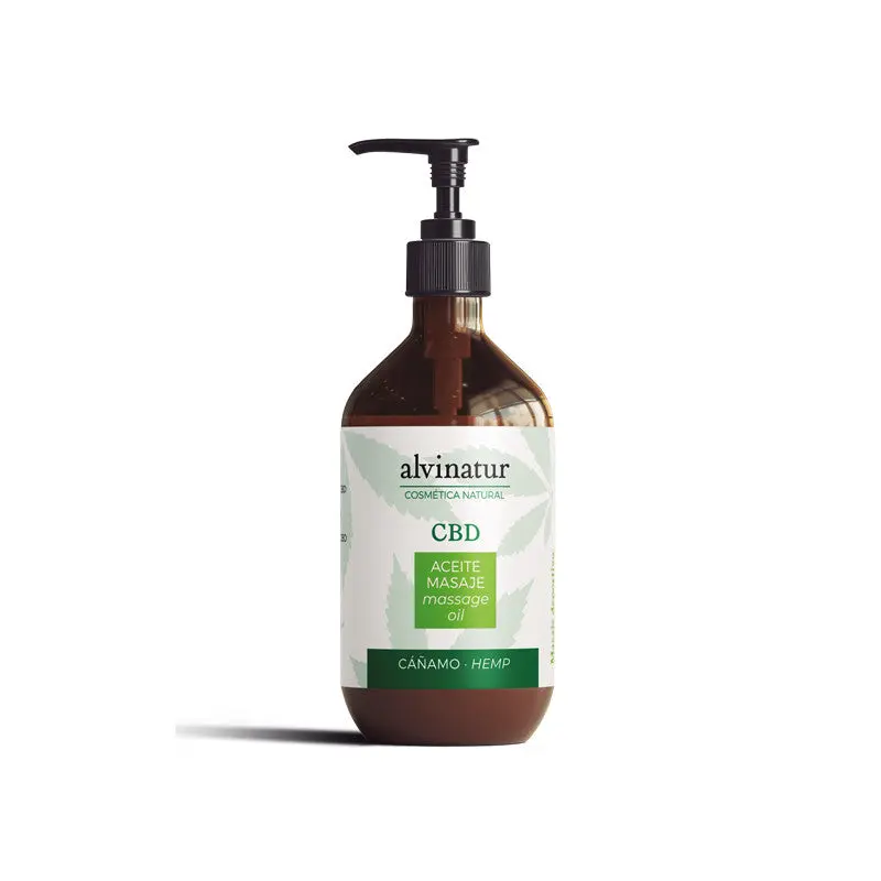 Aceite de Masaje Cañamo + CBD Bio 250ml Alvinatur