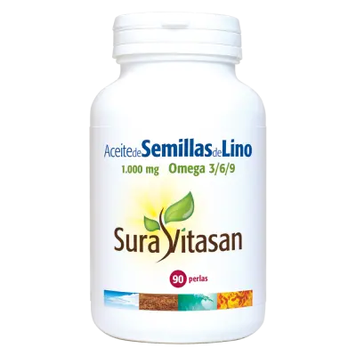 ACEITE DE SEMILLAS DE LINO 90 PERLAS - SURAVITASAN