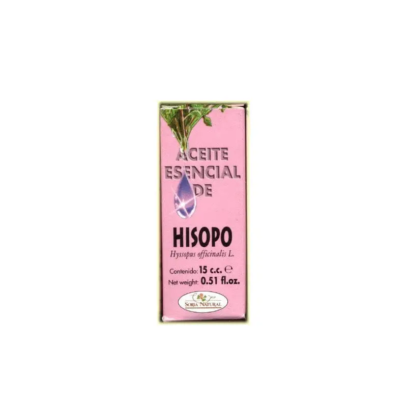 ACEITE ESENCIAL DE HISOPO 15 ML - SORIA NATURAL