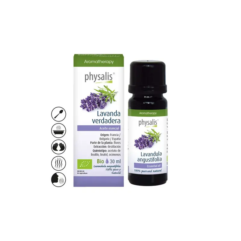 Aceite esencial de lavanda verdadera bio - 30 ml - Physalis