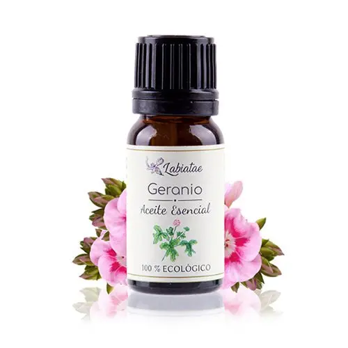 Aceite Esencial Ecológico de Geranio - 12ml - Labiatae