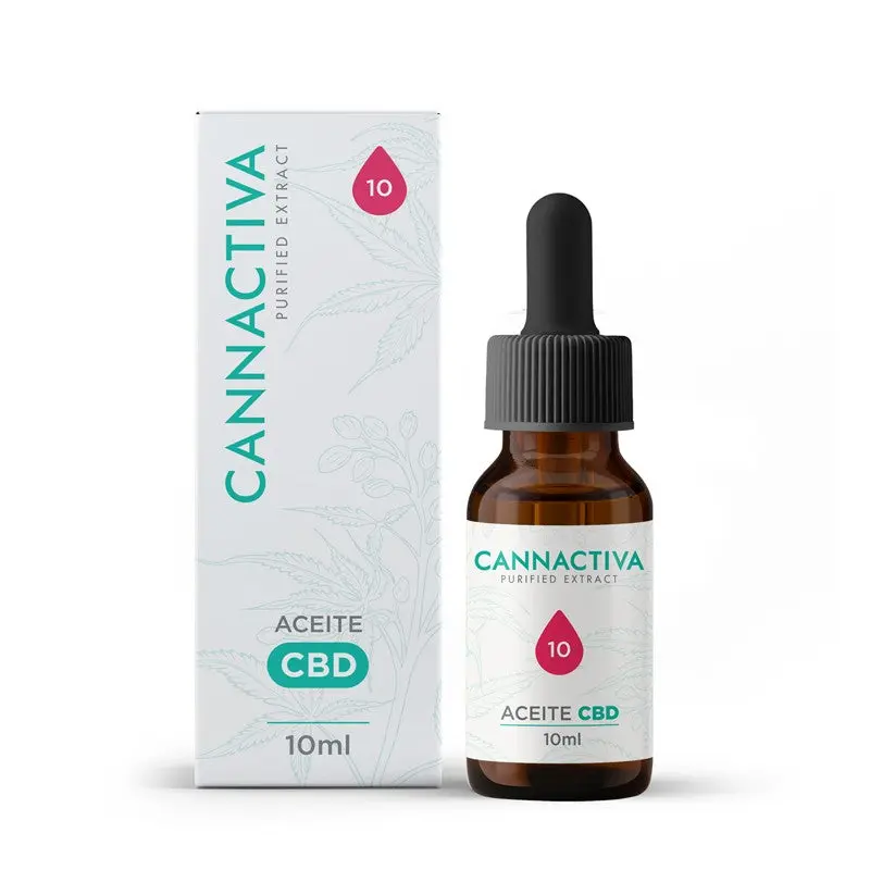 Aceite Purificado CBD Cannabidiol 10% 10ml Cannactiva