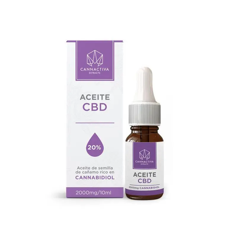 Aceite Purificado CBD Cannabidiol 20% 10ml Cannactiva