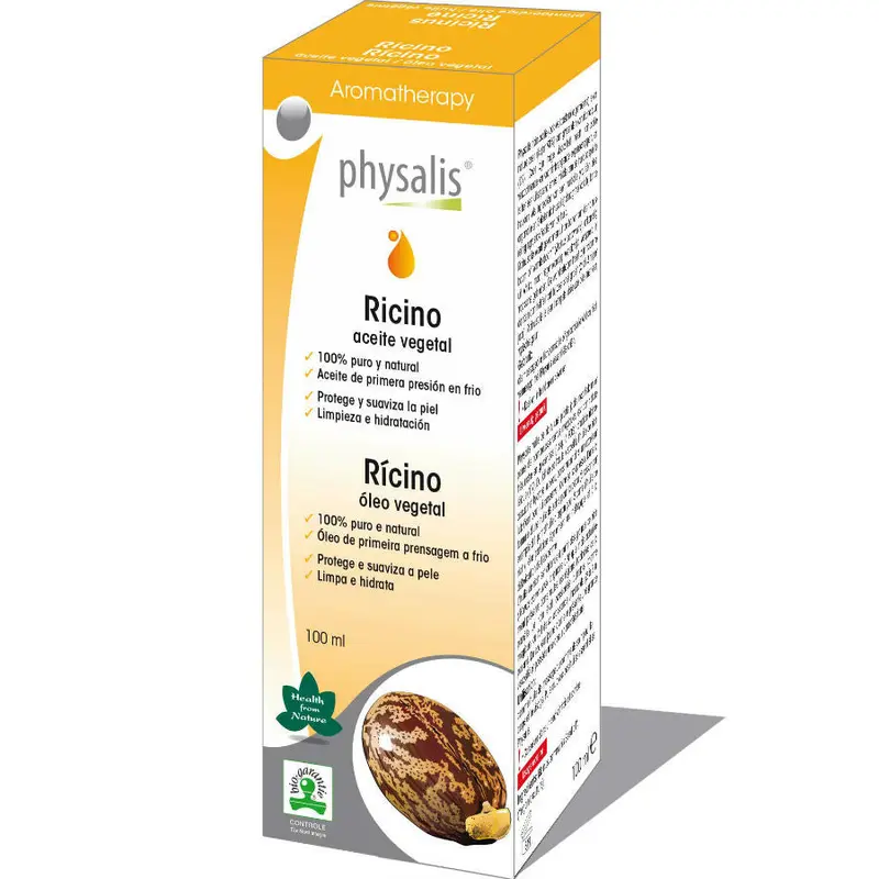 Aceite vegetal de ricino bio 100 ml Physalis