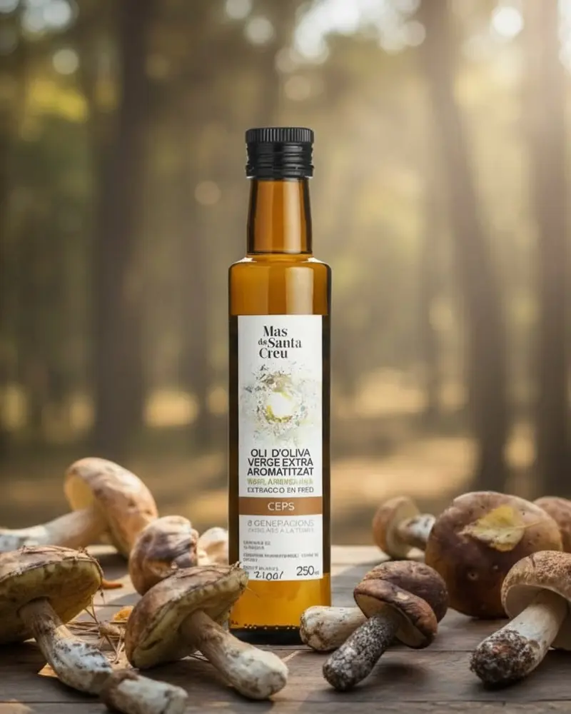 Aceite Virgen Extra Ecológico Arbequina Aromatizado Boletus - 250ml