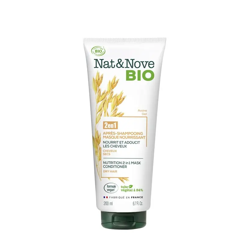 Acondicionador y mascarilla 2en1 Cabellos secos Bio 250ml Nat&Nove