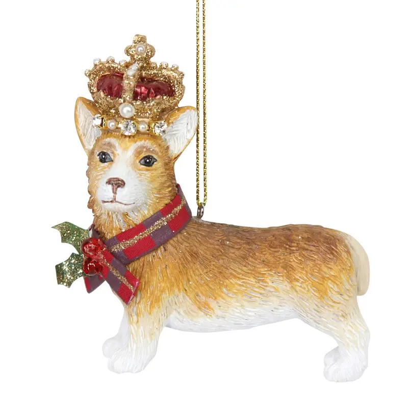 Adorno Corgi con corona