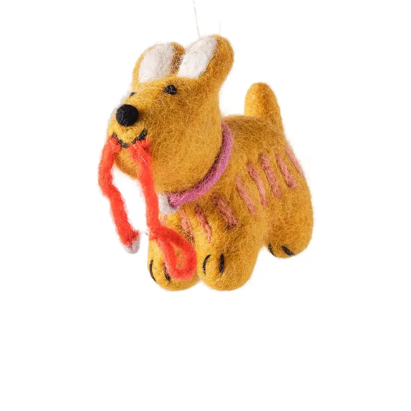 Adorno Ginger Perro con hilo