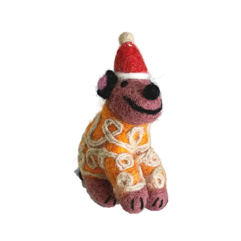 Adorno perro con gorro Pippin
