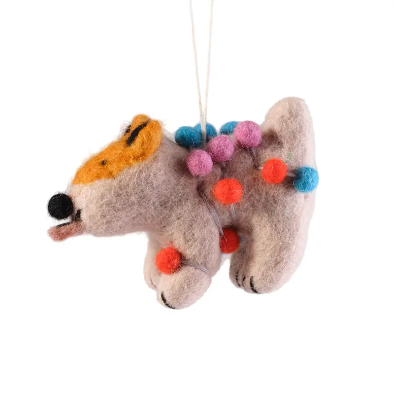 Adorno Willa Perro con bolitas
