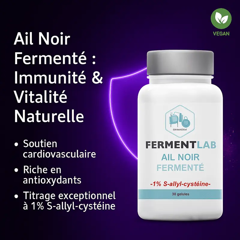 Ail Noir Fermenté 1% de S-allyl-cystéine