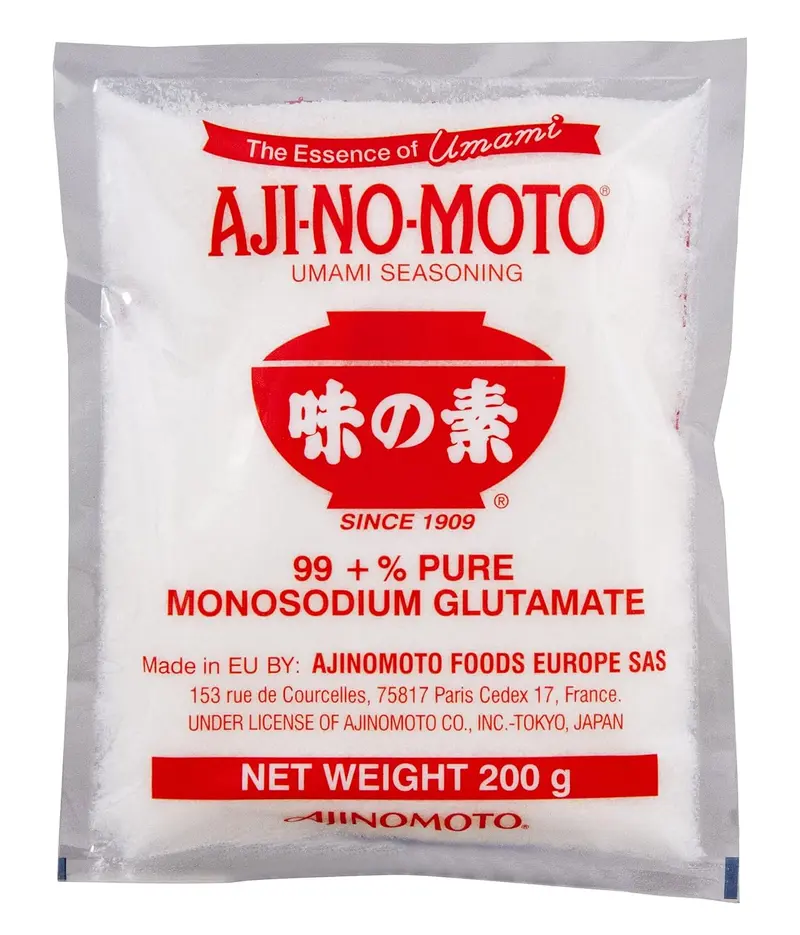 Ajinomoto Sazonador Umami en Polvo, Pack de 12x200g (2.4kg). El secreto japonés para potenciar el sabor de todos tus platos a base de glutamato monosódico de máxima pureza.