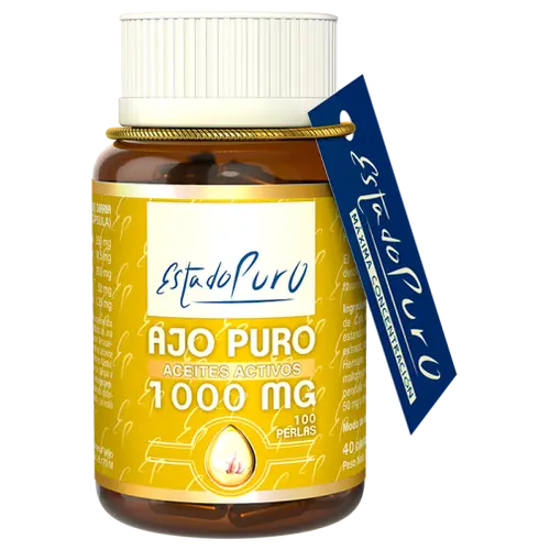 Ajo puro aceites activos 100 perlas de 700mg - ESTADO PURO