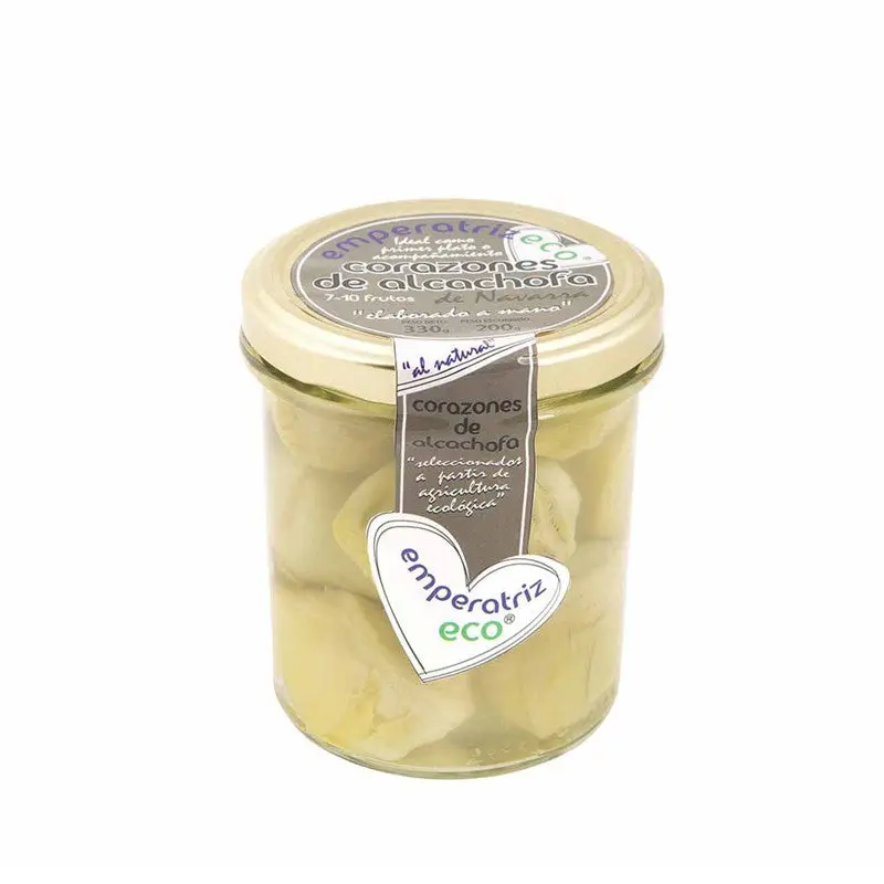 Alcachofa corazones al natural bio 355ml Emperatriz