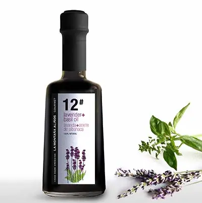 Aliño #12 LAVANDA + ACEITE DE OILVA CON ALBAHACA