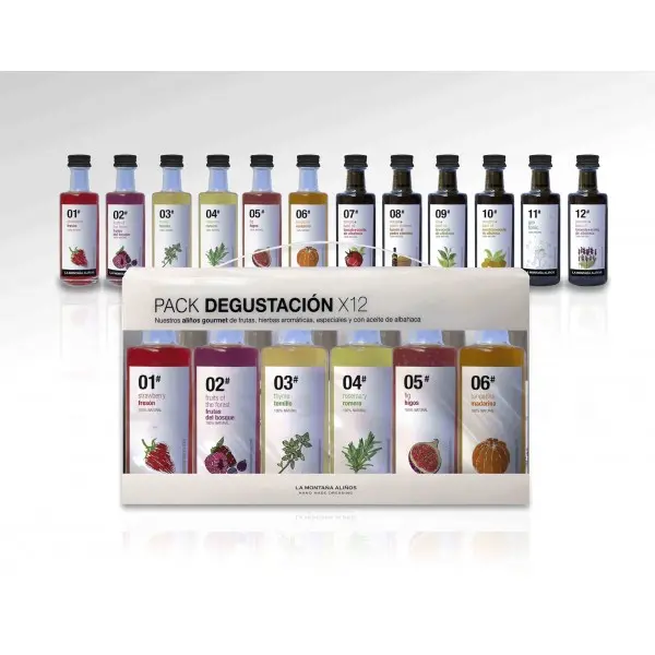 ALIÑOS GOURMET PACK DEGUSTACION 12 SABORES