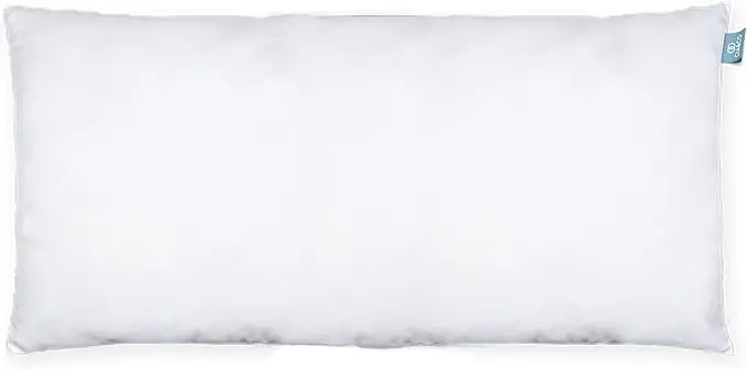 Almohada de 40x70 cm de Cia&Co, con Fibra Virgen Siliconada. Hipoalergénica, antiácaros y transpirable, con un tacto suave viscoelástico para un descanso reparador.