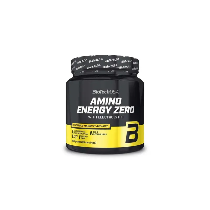 Amino energy zero con electrolitos sabor piña-mango polvo - 360 g - Biotech USA