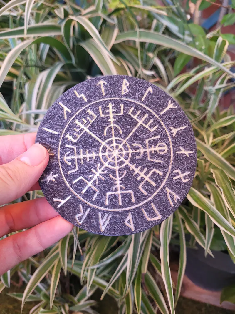 Amuleto Vegvisir de 9x9cm