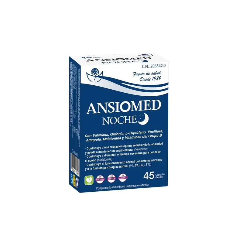 Ansiomed Noche - 45 cápsulas - Bioserum