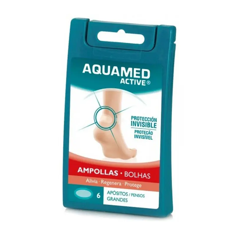 Apósitos ampollas grandes 6ud Aquamed Active