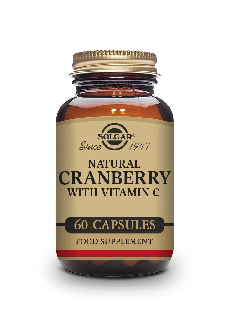 Arándano Rojo (Vaccinium macrocarpon) con Vitamina C – 60 Cápsulas vegetales