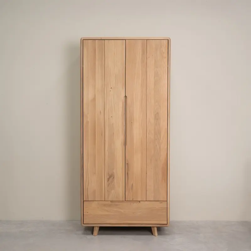 Armoire 2 portes en bois massif Suède - NordicStory