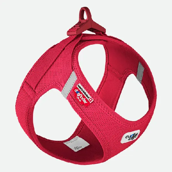 Arnés Curli Air Mesh Clasp - Rojo