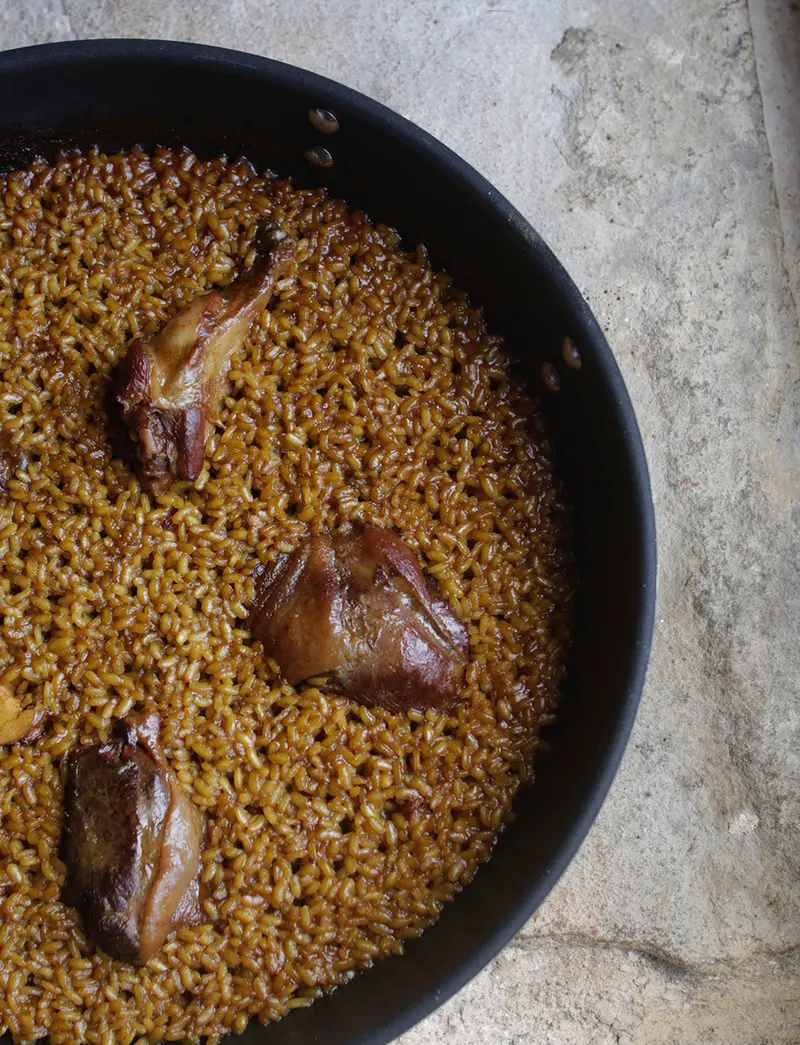 Arroz con Pitu de Caleya para Dos