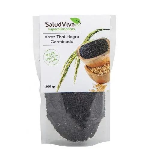 Arroz Thai Negro Germinado 300g - SALUD VIVA