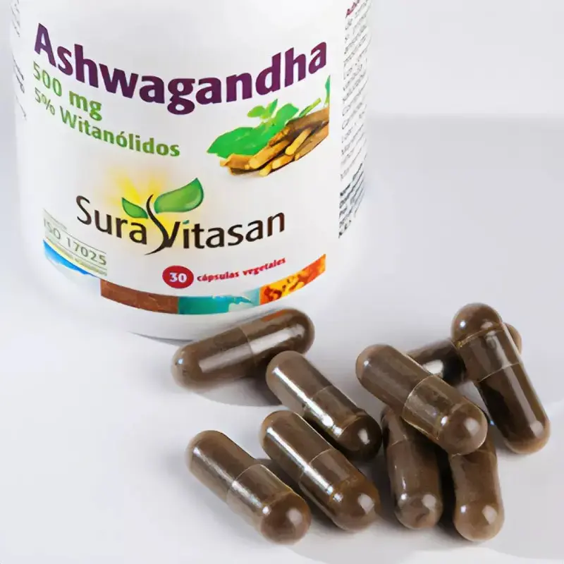 Ashwagandha 500mg - 30 cápsulas - Sura Vitasan