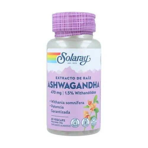Ashwagandha 60caps 470 mg - Solaray