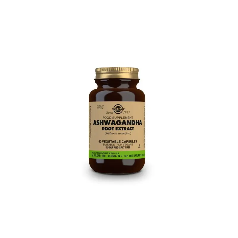 Ashwagandha extracto de raiz - 60 vegecápsulas - Solgar