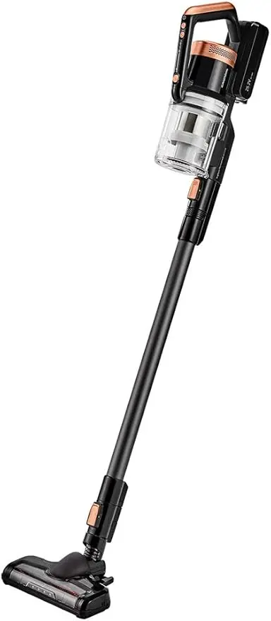 Aspiradora Escoba sin Cable Grundig VCP 3930. Un potente aspirador 2 en 1 con batería de litio de 25,2V, hasta 42 minutos de autonomía y cepillo turbo eléctrico.