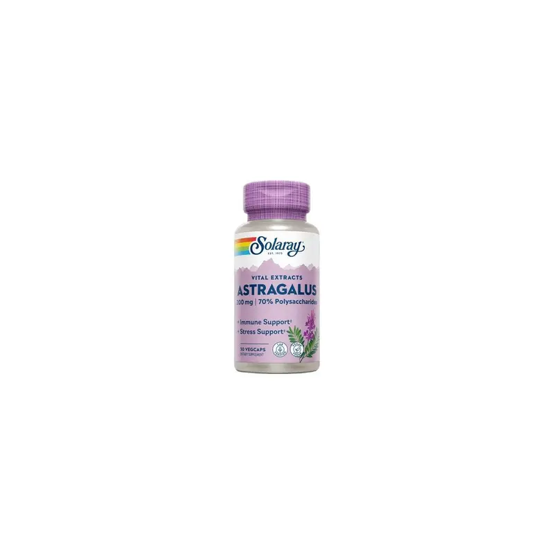Astrágalo extracto de raíz 200mg - 30 vegecápsulas - Solaray