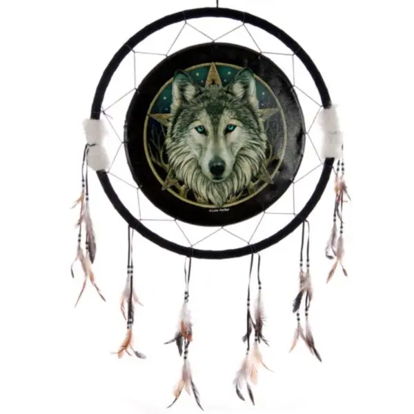 Atrapasueños Cabeza Lobo Lisa Parker 60cm