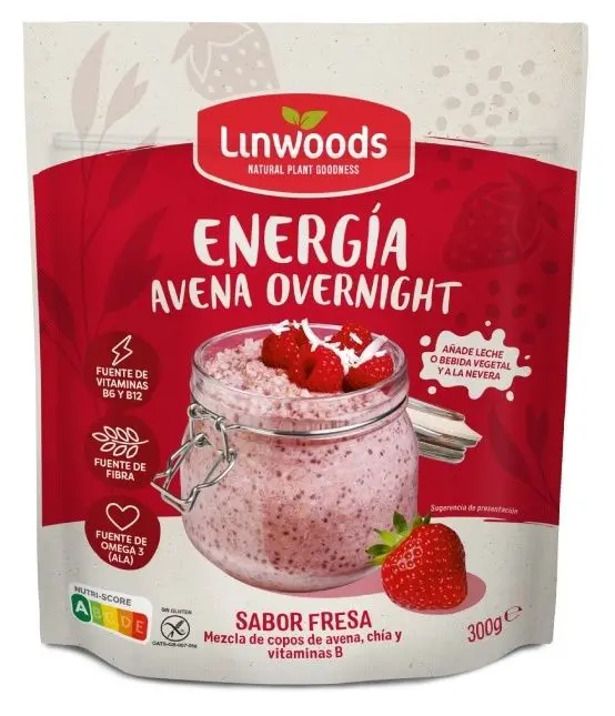 Avena Overnight Fresa Paquete 300 gr