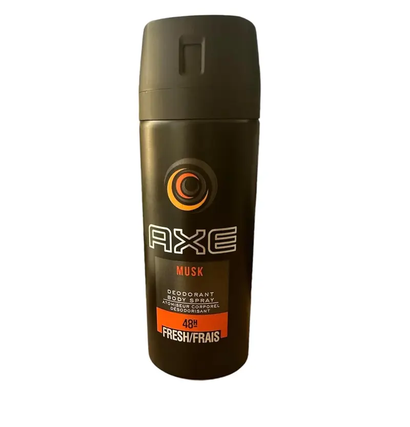 AXE Musk Desodorante Spray Corporal para Hombre, Pack de 6x150ml (900ml). La icónica fragancia a almizcle en un formato ahorro para una protección y frescura total.