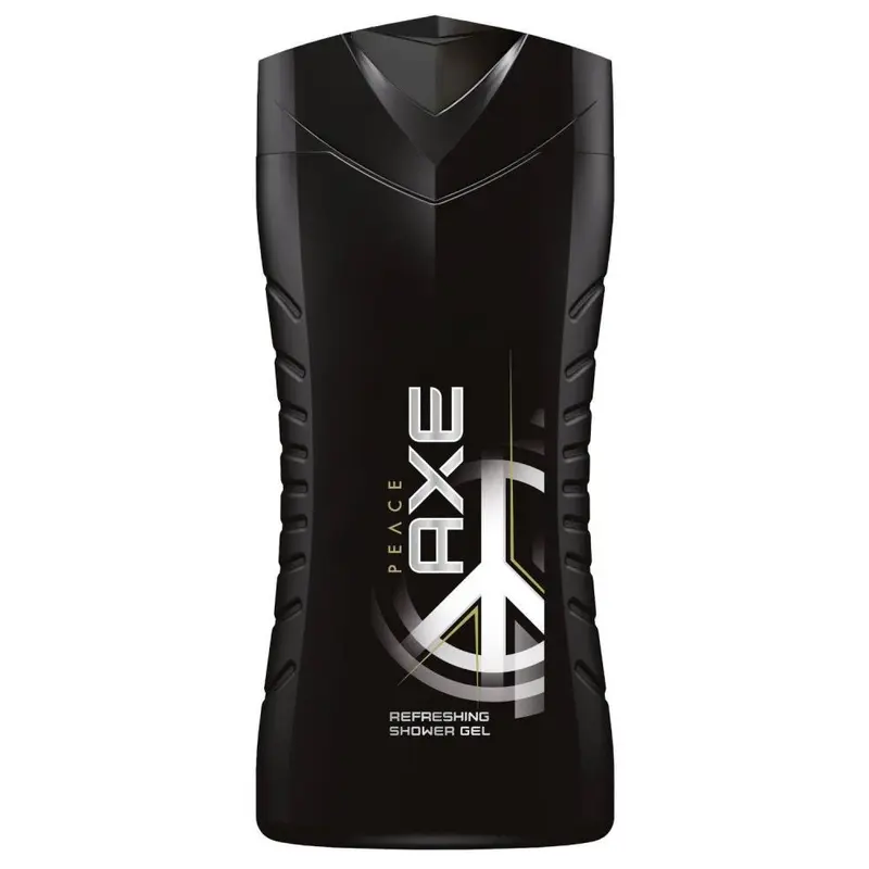 AXE Peace Gel de Ducha para Hombre, Pack de 3x250ml. Limpieza refrescante con una fragancia masculina y armoniosa de madera de cedro, hojas de violeta y cítricos.