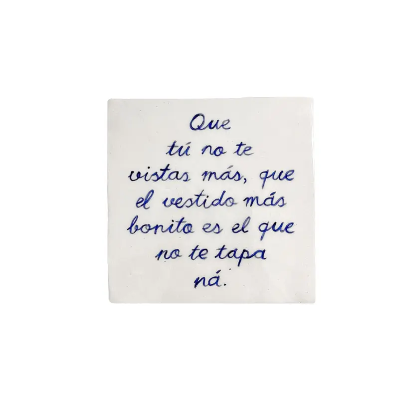 Azulejo Vestido - Rocio Madrid