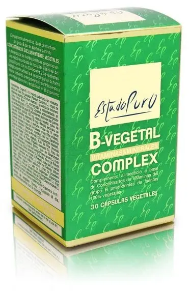 B Vegetal Complex, 30 cápsulas - Estado Puro