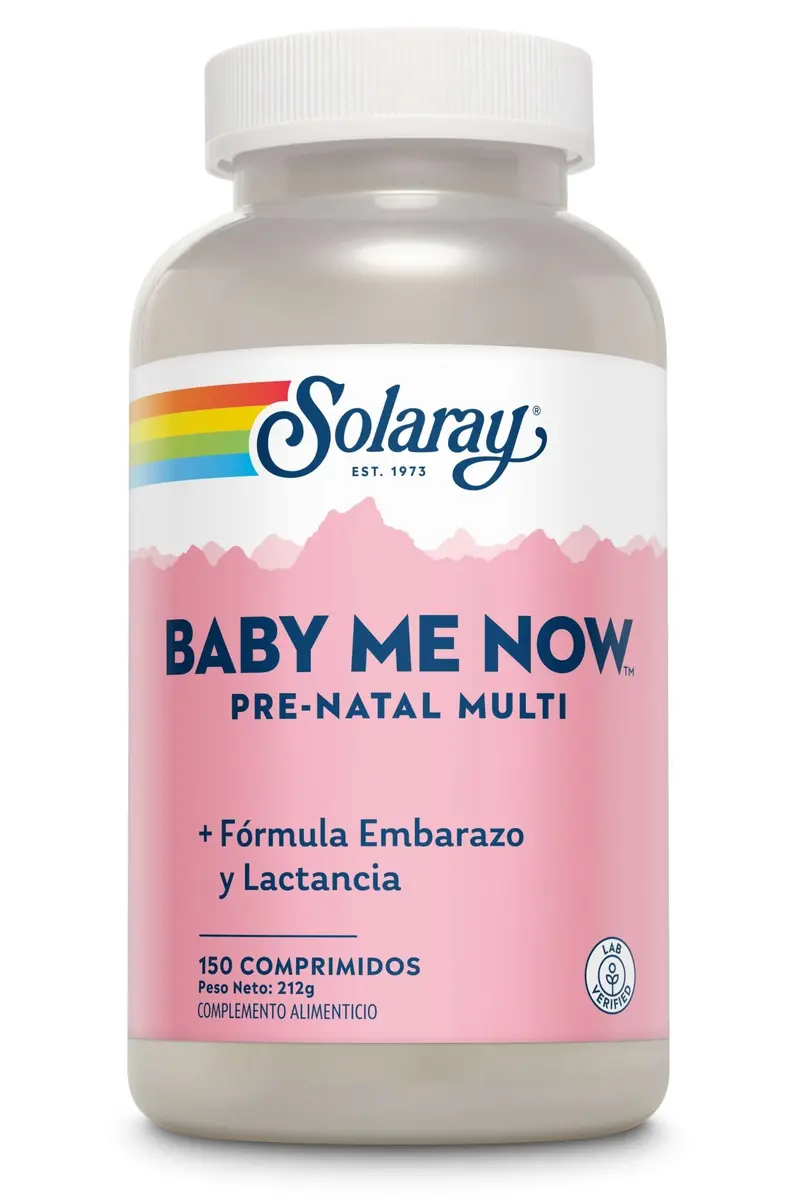 Baby Me Now - Multivitamínico 150 comprimidos - Solaray